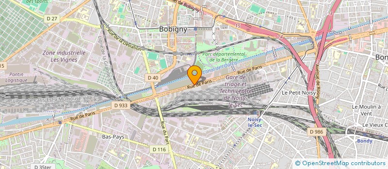 localisation de l'entreprise AKERIS FORMATION  BOBIGNY