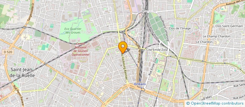 localisation de l'entreprise AKERMOUN ET ABDALLAH à ORLEANS