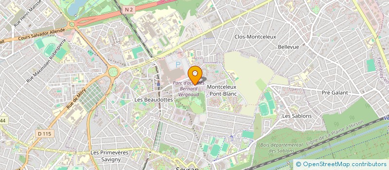 localisation de l'entreprise AKERN à SEVRAN