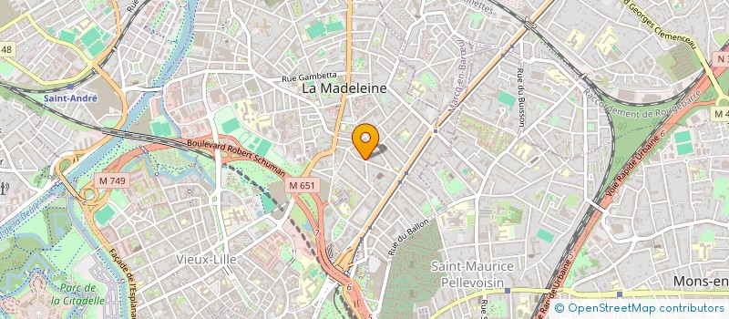 localisation de l'entreprise AKERO à LA MADELEINE