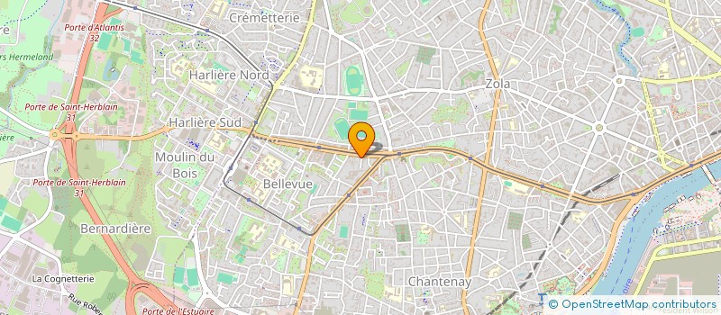 localisation de l'entreprise AKERO  NANTES