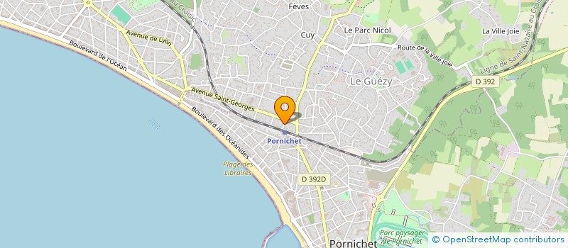 localisation de l'entreprise AKEROYD-LEBORGNE ARCHITECTURE  LA BAULE-ESCOUBLAC