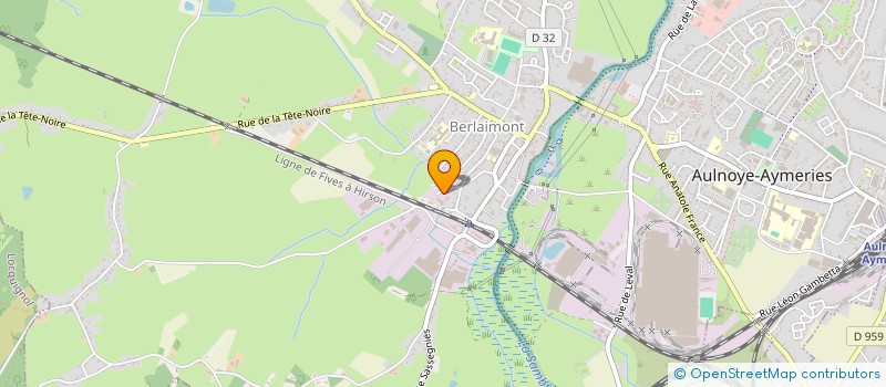 localisation de l'entreprise AKERS  BERLAIMONT