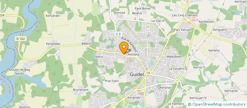 localisation de l'entreprise AKERSOL SARL à GUIDEL