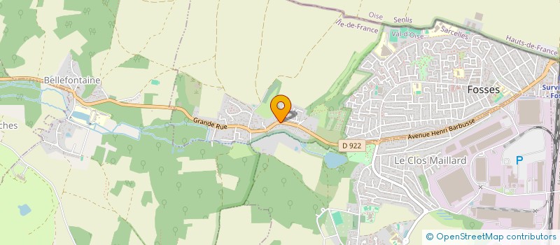 localisation de l'entreprise AKES  FOSSES