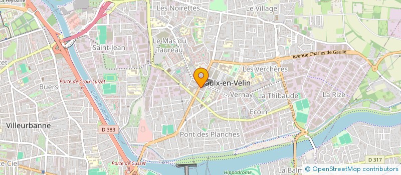 localisation de l'entreprise AKEVA SARL à VAULX-EN-VELIN