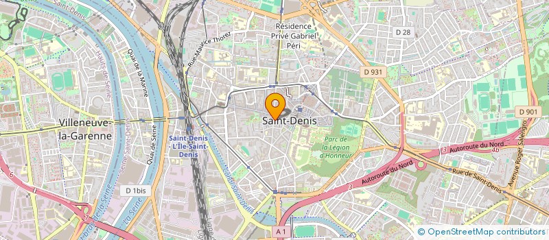 localisation de l'entreprise AKF COSMETIQUES à SAINT-DENIS