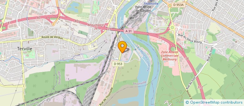 localisation de l'entreprise AKF DISCOUNT AUTO  THIONVILLE