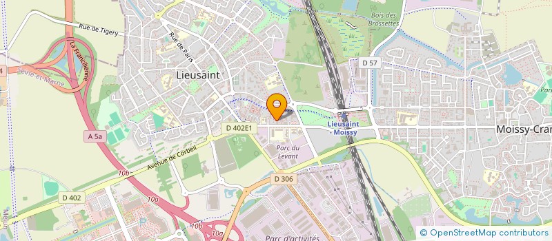 localisation de l'entreprise AKF SOLUTIONS à LIEUSAINT