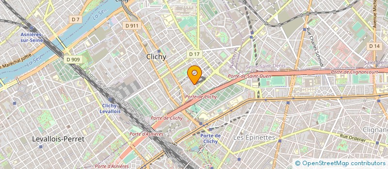 localisation de l'entreprise AKFADECO à CLICHY