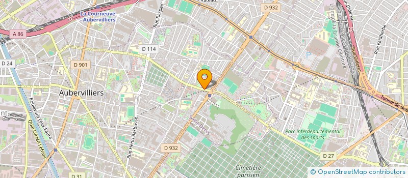 localisation de l'entreprise AKFADOU VIANDES à AUBERVILLIERS