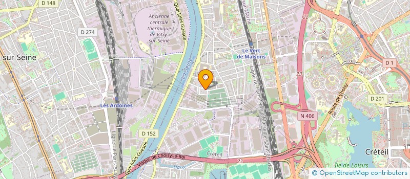 localisation de l'entreprise AKFS à ALFORTVILLE