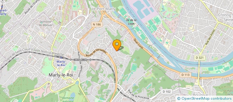 localisation de l'entreprise AKG CONSEIL  LOUVECIENNES