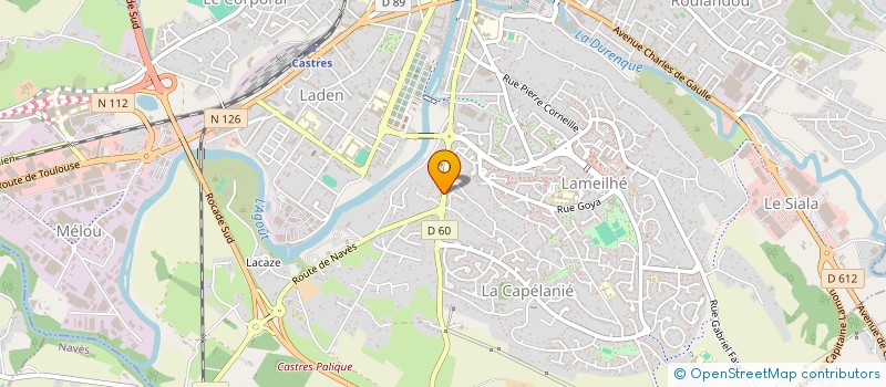 localisation de l'entreprise AKG IMMO  CASTRES