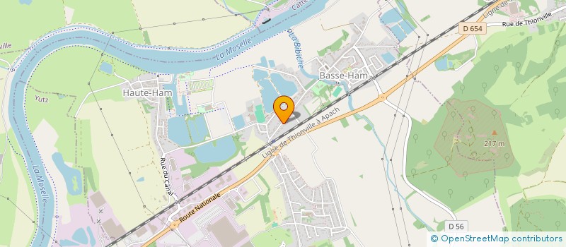 localisation de l'entreprise AKG RENOVATION  BASSE-HAM