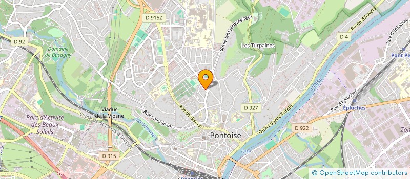 localisation de l'entreprise AKGEM  PONTOISE