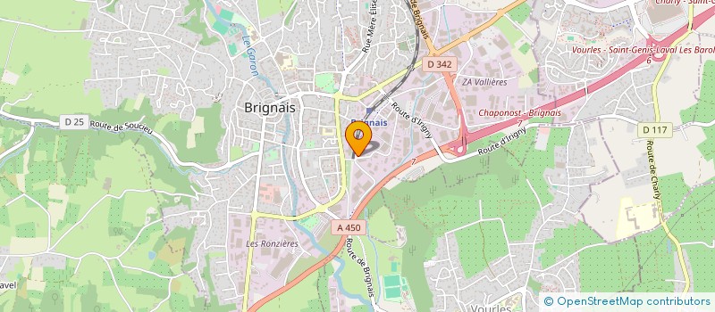 localisation de l'entreprise AKH MOTORSPORT  BRIGNAIS