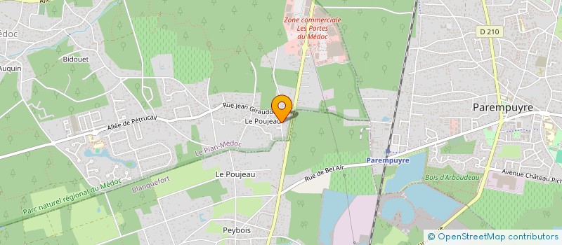 localisation de l'entreprise AKH PVC COUVERTURE  LE PIAN-MEDOC