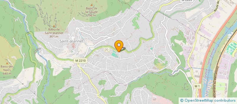 localisation de l'entreprise AKH RIVIERA  SAINT-JEANNET