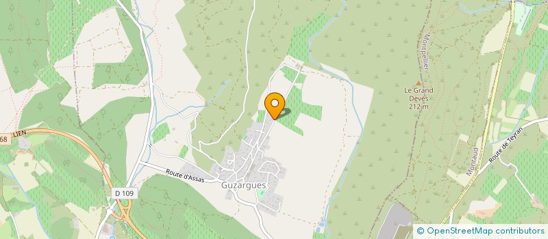 localisation de l'entreprise AKHA IMMO  GUZARGUES