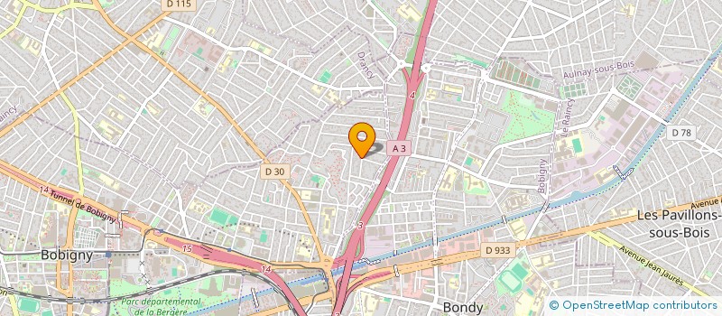 localisation de l'entreprise AKHAM  BOBIGNY