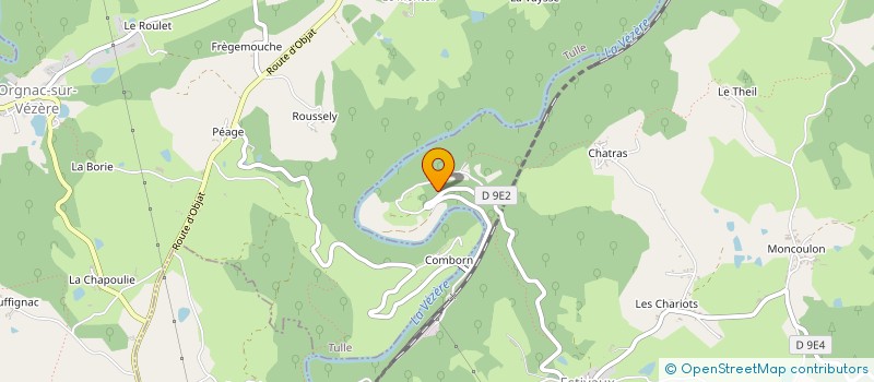 localisation de l'entreprise AKHASOL  ORGNAC-SUR-VEZERE