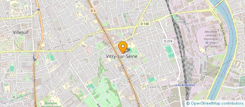 localisation de l'entreprise AKHI à VITRY-SUR-SEINE
