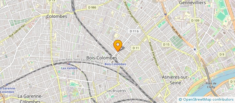 localisation de l'entreprise AKHILEN YOGARAJAH à BOIS-COLOMBES