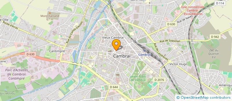 localisation de l'entreprise AKHTAR SARL à CAMBRAI