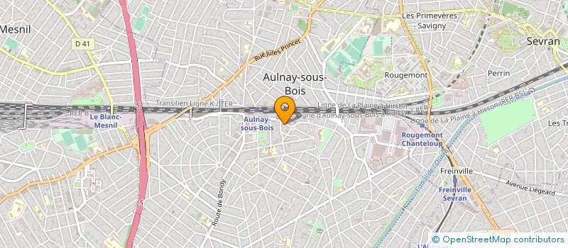localisation de l'entreprise AKI à AULNAY-SOUS-BOIS