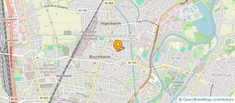 localisation de l'entreprise AKI CONSTRUCTIONS à BISCHHEIM