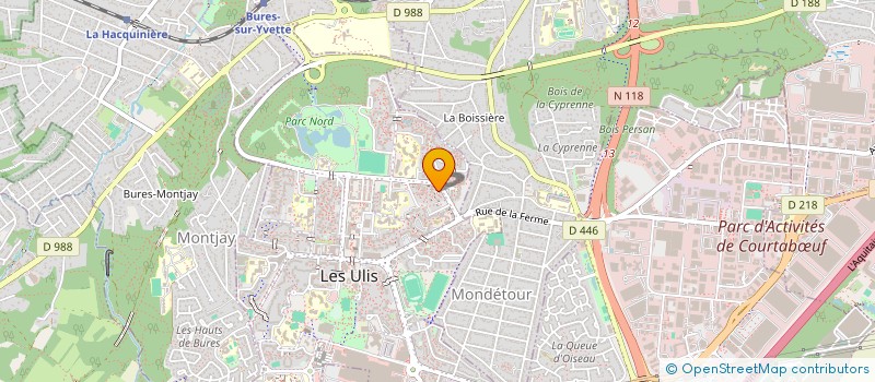 localisation de l'entreprise AKI SERVICES à LES ULIS
