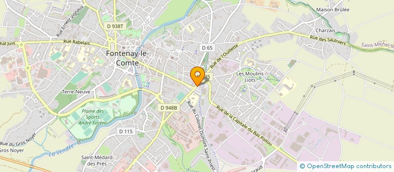 localisation de l'entreprise AKI SUSHI à FONTENAY-LE-COMTE
