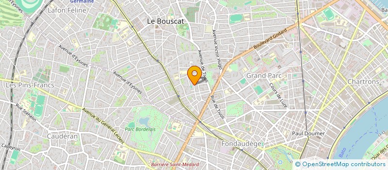 localisation de l'entreprise AKI VENTURE  LE BOUSCAT