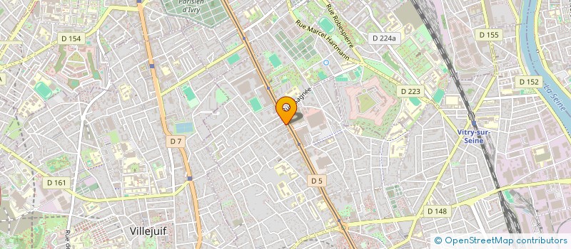 localisation de l'entreprise AKIBA à VITRY-SUR-SEINE