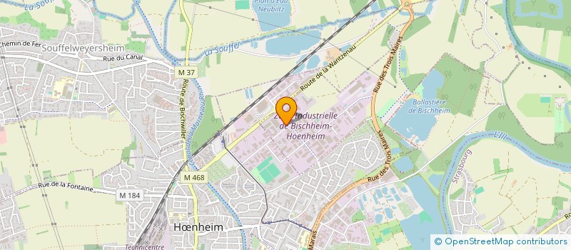 localisation de l'entreprise AKIEM TECHNIK FRANCE SAS à BISCHHEIM
