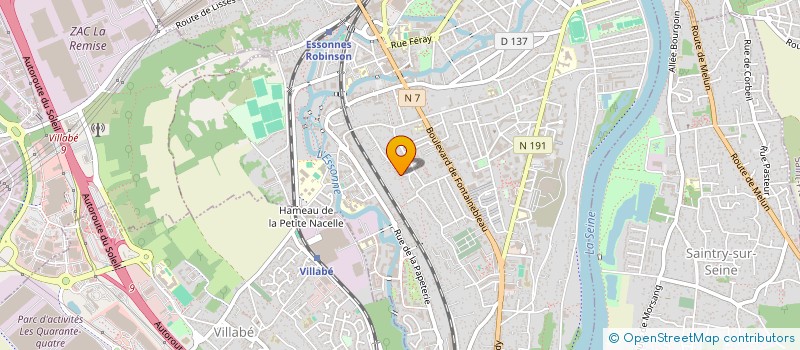 localisation de l'entreprise AKIF  CORBEIL-ESSONNES