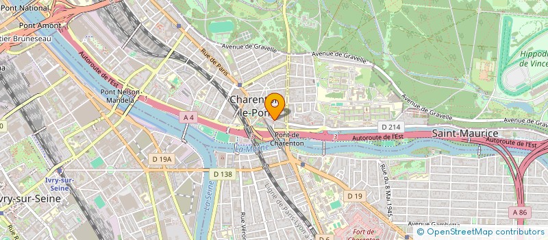 localisation de l'entreprise AKIF à CHARENTON-LE-PONT