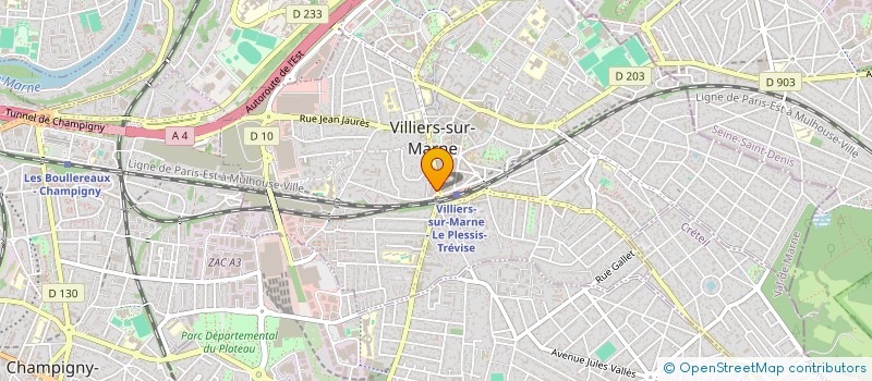 localisation de l'entreprise AKIFTRANS  VILLIERS-SUR-MARNE