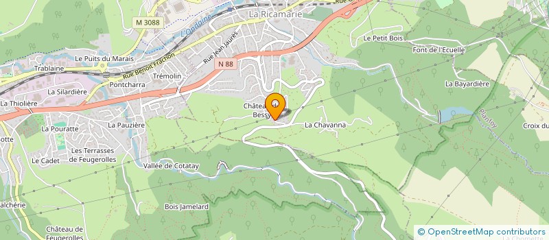 localisation de l'entreprise AKIL INVEST  LA RICAMARIE