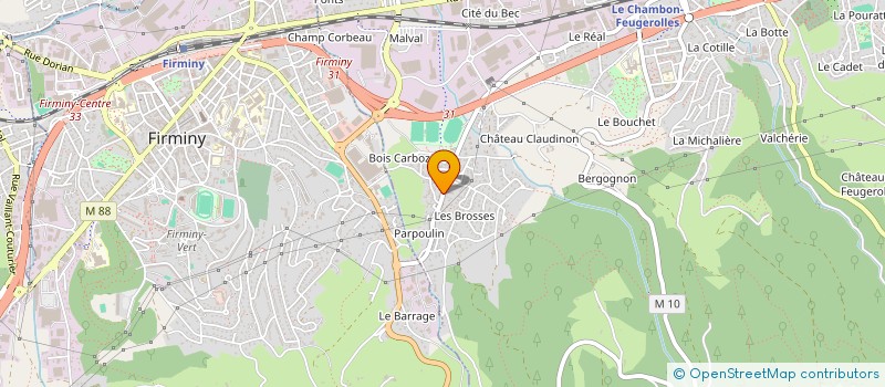 localisation de l'entreprise AKIL'TOUR  LE CHAMBON-FEUGEROLLES