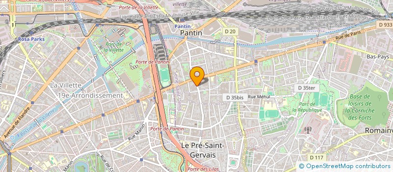localisation de l'entreprise AKILA EDITION à PANTIN