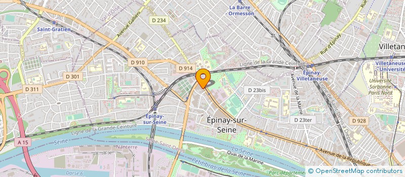 localisation de l'entreprise AKILA INGENIERIE à EPINAY-SUR-SEINE