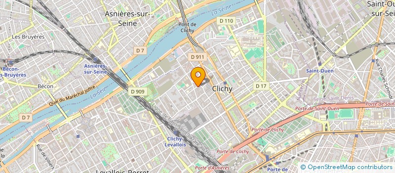 localisation de l'entreprise AKILLIS à CLICHY