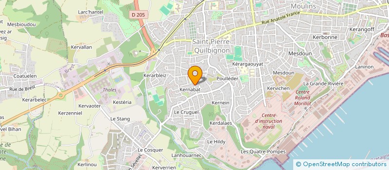 localisation de l'entreprise AKIM à BREST