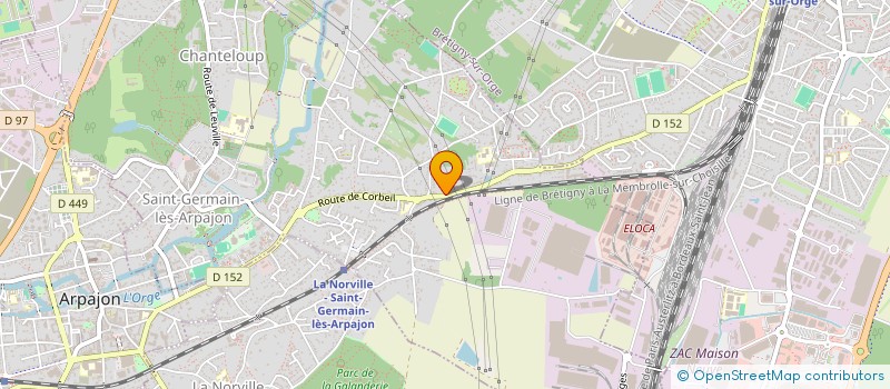 localisation de l'entreprise AKIMEL CONDUITE à SAINT-GERMAIN-LES-ARPAJON