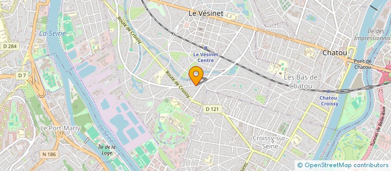 localisation de l'entreprise AKIMMO  LE VESINET