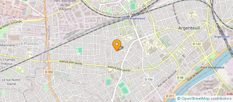 localisation de l'entreprise AKIMMO PARC  ARGENTEUIL