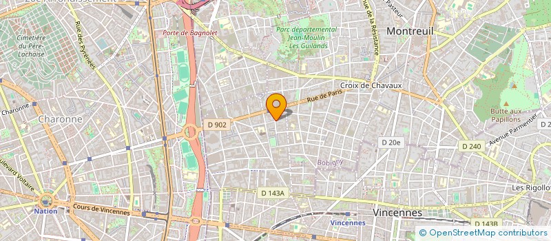 localisation de l'entreprise AKIN à MONTREUIL