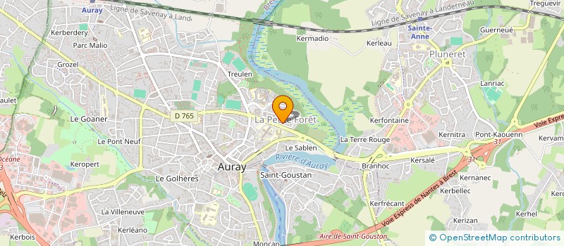 localisation de l'entreprise AKIN à AURAY
